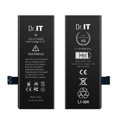 Li Polymer 3.8V High Capacity Phone Battery 2010mAh For Iphone 5s