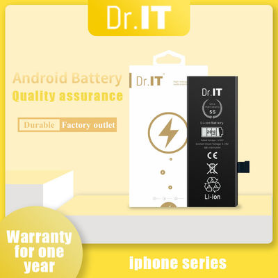 Li Polymer 3.8V High Capacity Phone Battery 2010mAh For Iphone 5s