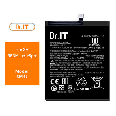 ODM 4400mAh Cell Phone Lithium Battery BM4J Compression Resistance