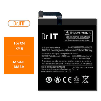 OEM 3350mAh Lithium Cell Phone Battery Replacement Xiaomi BM39