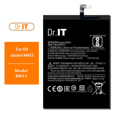 5500mAh Lithium Cell Phone Battery For Xiaomi MAX3