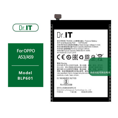 BLP601 A53 A59 OPPO Phone Battery 2980mAh 3.85V anti oxidation