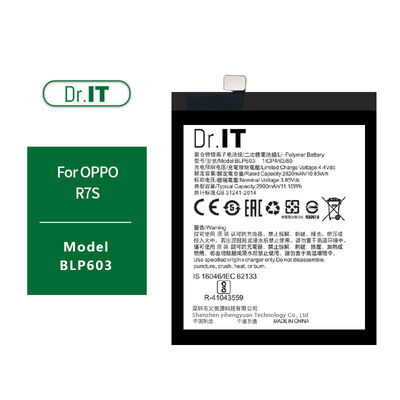 BLP603 R7S OPPO Phone Battery 2900mAh Rechargeable lithium ion