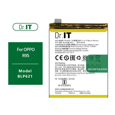 3200mAh 3.85V Replacement Mobile Phone Battery For OPPO BLP621 R9S