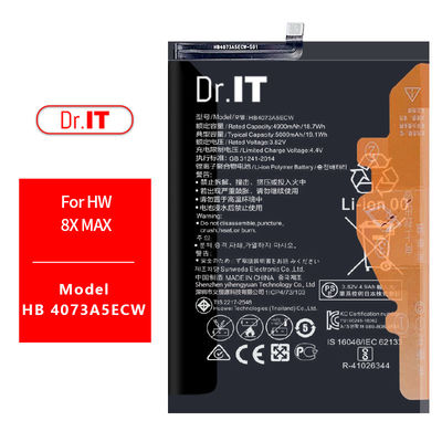 High Capacity 5000mAh Huawei Phone Battery Replace HB4073A5EBW