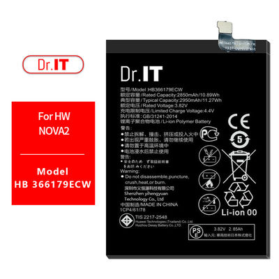 Anti Oxidation Huawei Phone Battery 2950mAh 3.85V Android Batteries