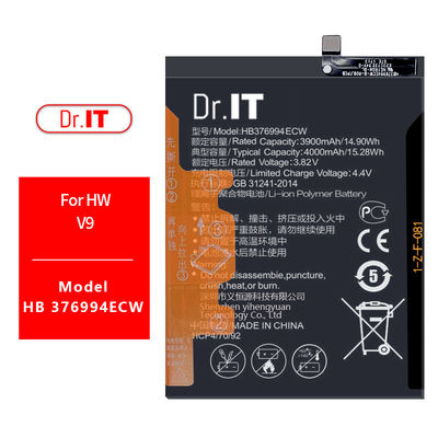 Eco Friendly 4000mAh 3.85V Huawei Phone Battery For Honor V9 8 Pro
