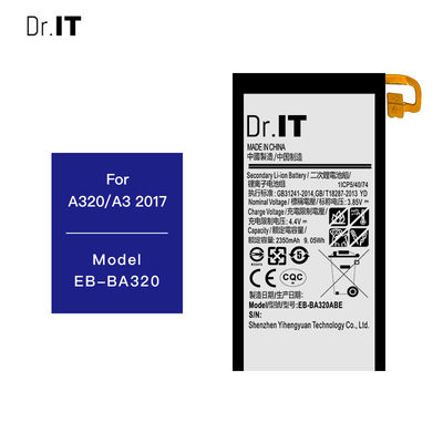 A320 A3 2017 Samsung Phone Batteries 1900mAh Bending Resistance