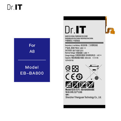 OEM ODM Samsung Galaxy A8 Battery Replacement 3050mAh Dual IC Protection