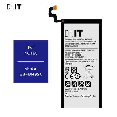 OEM 3000mAh Samsung Phone Batteries Replacement NOTE 5 EB BN920