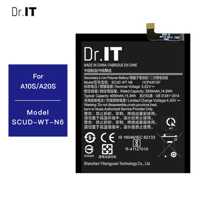 4000mAh Samsung A10s Battery Replacement Rechargeable 3.85V ROHS Standard