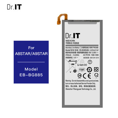 MSDS durable 3700mAh Samsung Phone Batteries A8STAR A9STAR EB BG885