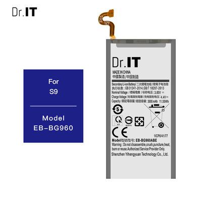 Bending Resistance S9 Samsung Phone Batteries EB BG960 600 Times Cycle