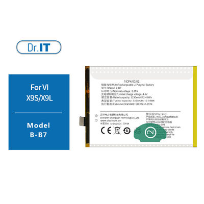3230mAh Vivo X9S X9L Cell Phone Replacement Batteries Li Polymer