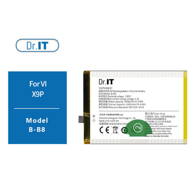 CE Approved 3900mAh Rechargeable Phone Battery For VIVO X9 Plus