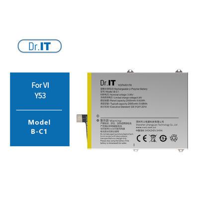 High Capacity 2500mah Vivo Y53 Battery Replacement Rechargeable