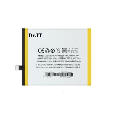 High Safety Level Lithium Cell Phone Battery 3300mAh For Meizu Meilan E