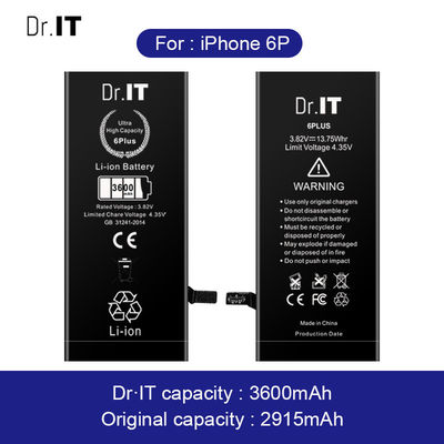 3600mAh Iphone High Capacity Battery Rechargeable CE Certification