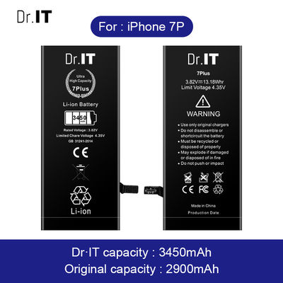 Dual IC Protection Iphone High Capacity Battery 3450mAh A+ Grade