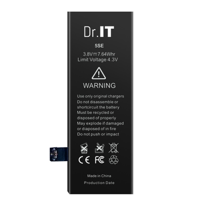 Li Polymer Iphone 5se Battery 4.4V Charge Voltage