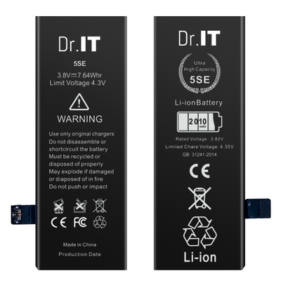 Mobile Phone High Capacity Iphone Se Battery Li Polymer Type