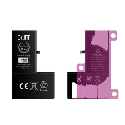 Li Polymer High Capacity Iphone Xs Max Battery 4.4V Charge