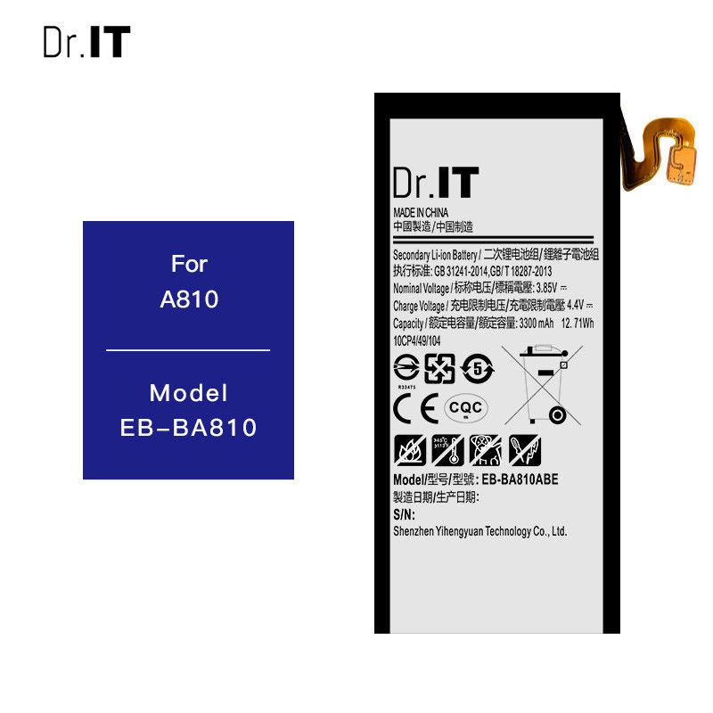 OEM 3300mAh Samsung A8 Battery Replacement 3.85V Anti Oxidation