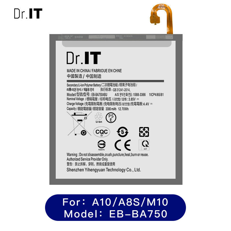 3.85V 3300mAh Lithium Ion Phone Battery