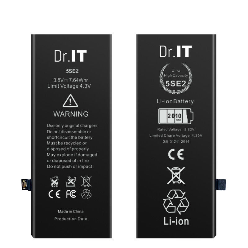 2010mAh High Capacity Iphone 5SE Battery Replacement Rechargeable