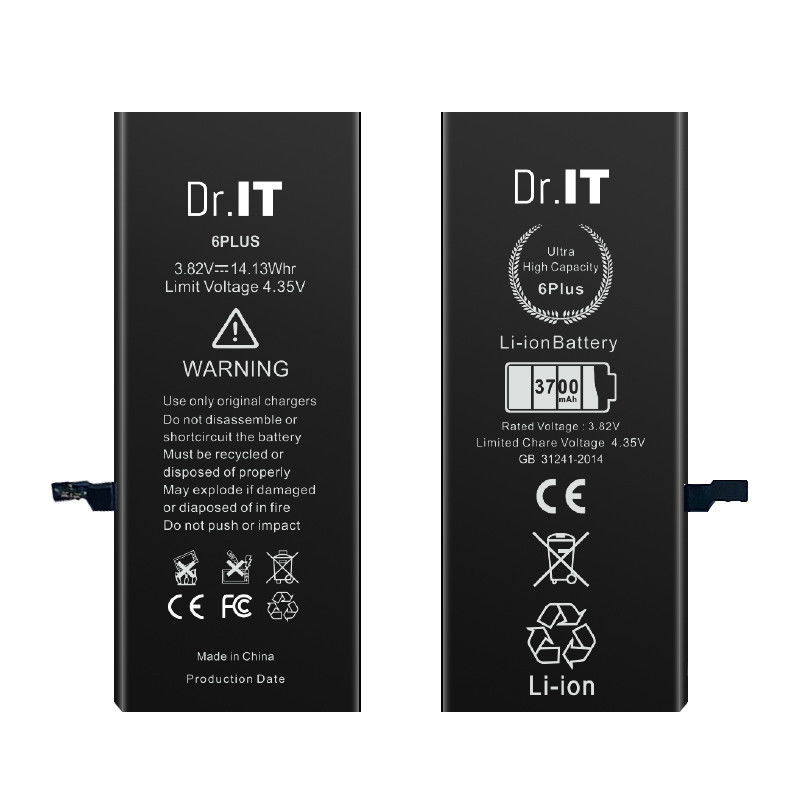 Li Ion type 6 PLUS Iphone High Capacity Battery 3700mAh A+++ Grade